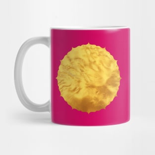 Golden Water Abstract - Sun Shaped Mug